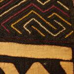 Kuba Geometry Totem Textile Wall Hanging – African Tribal Art Décor