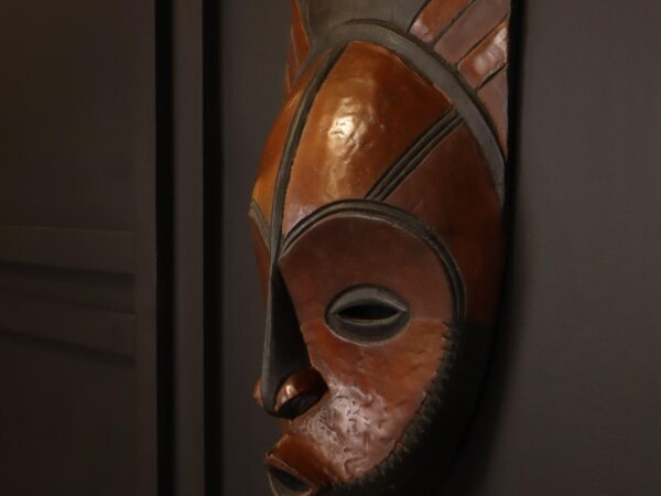 Heritage Shield Mask – African Wooden Wall Décor