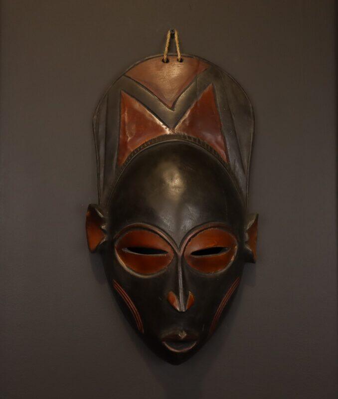 Royal Shadow Mask – African Wooden Wall Décor dimensions guide