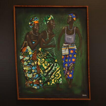Laughter in Kijani – African Women Canvas Art