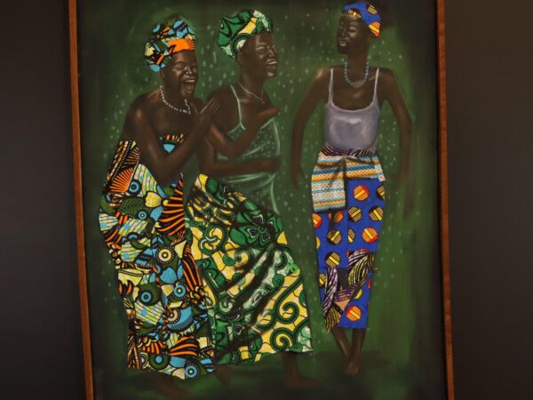 Laughter in Kijani – African Women Canvas Art