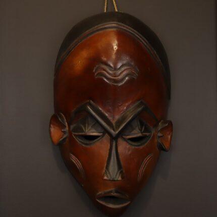Wisdom Keeper Mask – African Wooden Wall Décor
