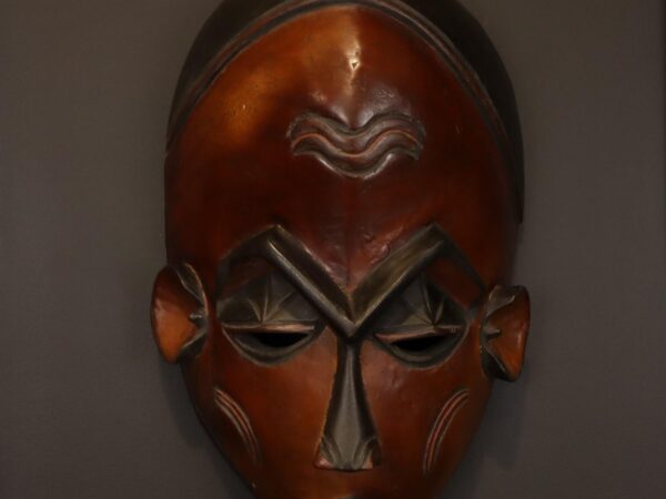 Wisdom Keeper Mask – African Wooden Wall Décor