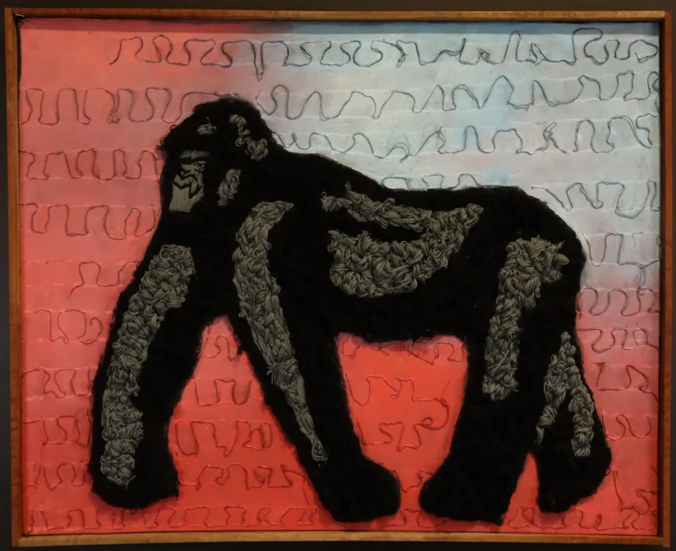 Guardian of the Wild – African Gorilla Canvas Textile Wall Art dimensions guide
