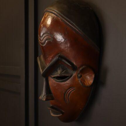 Wisdom Keeper Mask – African Wooden Wall Décor