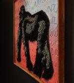 Guardian of the Wild – African Gorilla Textile Wall Art