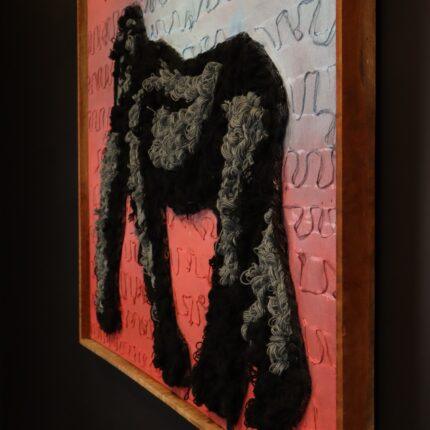 Guardian of the Wild – African Gorilla Textile Wall Art