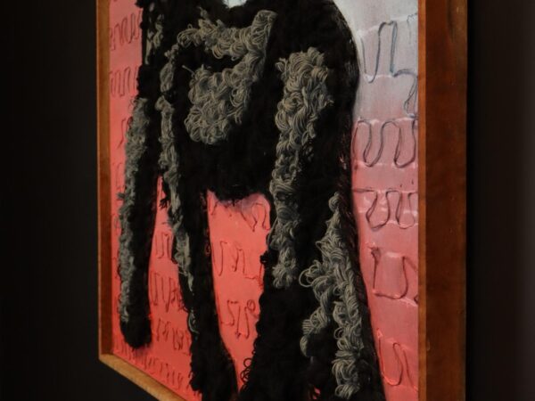 Guardian of the Wild – African Gorilla Textile Wall Art