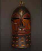 Earth Rhythm Mask – African Wooden Wall Décor