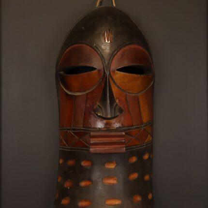Earth Rhythm Mask – African Wooden Wall Décor