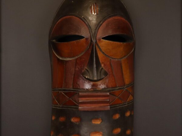 Earth Rhythm Mask – African Wooden Wall Décor