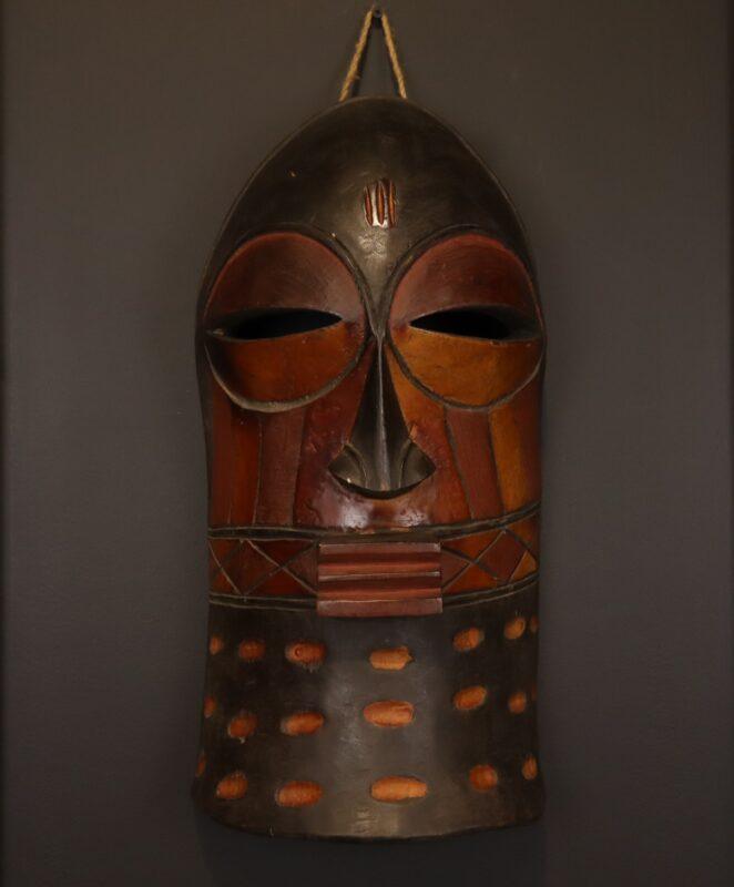 Earth Rhythm Mask – African Wooden Wall Décor dimensions guide