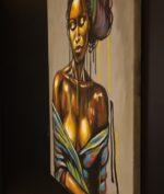 Amani in Colour – African Woman Canvas Art