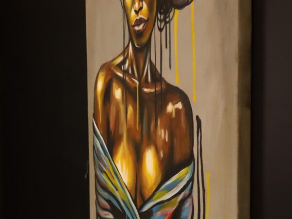 Amani in Colour – African Woman Canvas Art