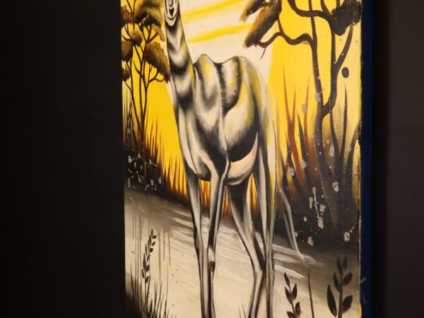 Golden Gazelle – African Wildlife Canvas Art