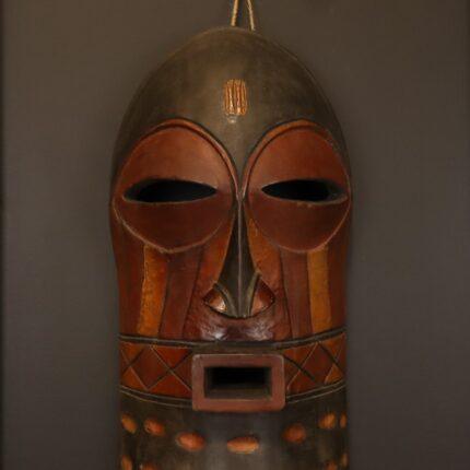 Tribal Rhythm Mask – African Wooden Wall Décor