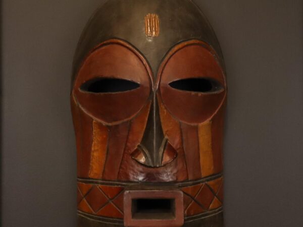 Tribal Rhythm Mask – African Wooden Wall Décor