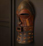 Tribal Rhythm Mask – African Wooden Wall Décor