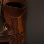 Tribal Rhythm Mask – African Wooden Wall Décor