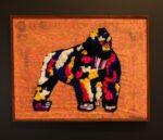 Colour Guardian Gorilla – African Textile Wall Art