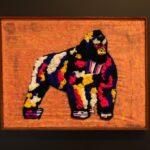 Colour Guardian Gorilla – African Textile Wall Art