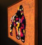 Colour Guardian Gorilla – African Textile Wall Art