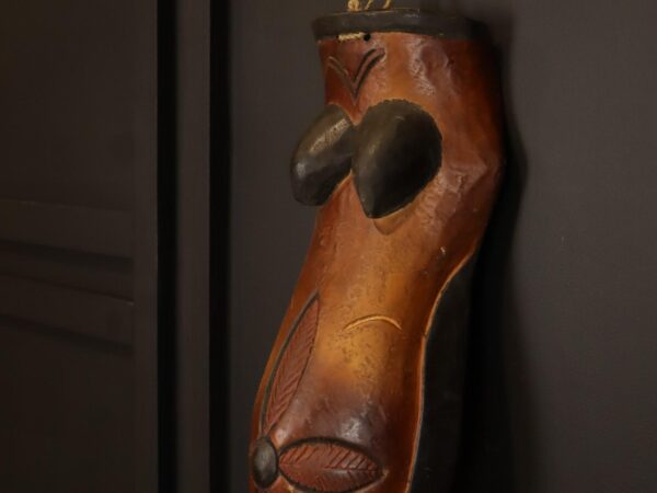 Earth Spirit Mask – Handcrafted African Wall Décor